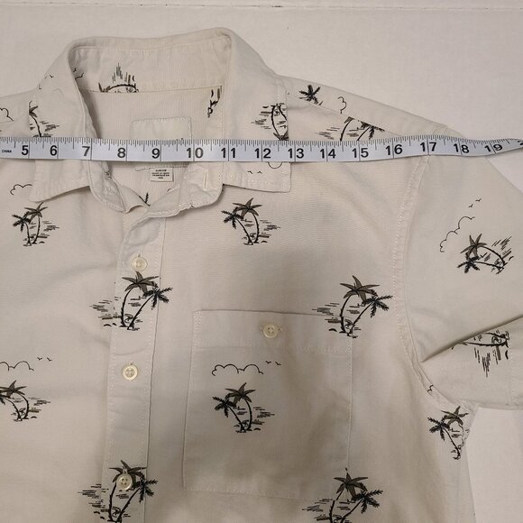 American Eagle Palm Tree Print Button-Up Shirt - Men's Small - Picture 9 of 13